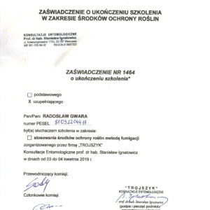 zaświadczenie (2019)